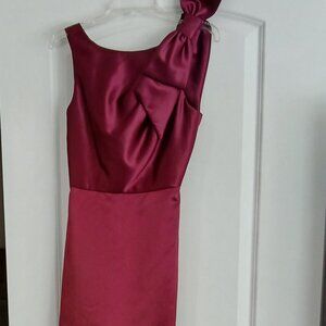 After 6 Burgandy dress